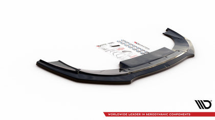 Maxton frontsplitter til Abarth 595 Mk1 Facelift – blank sort – billede 3 af 4