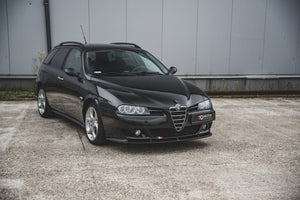 Maxton frontsplitter til Alfa Romeo 156 Facelift – blank sort – billede 3 af 7