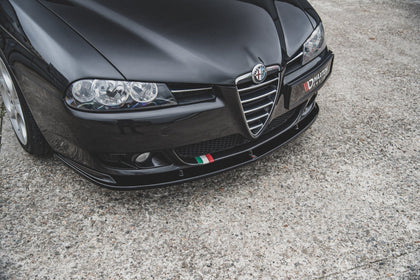 Maxton frontsplitter til Alfa Romeo 156 Facelift – blank sort – billede 1 af 7