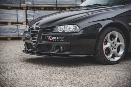 Maxton frontsplitter til Alfa Romeo 156 Facelift – blank sort – billede 4 af 7