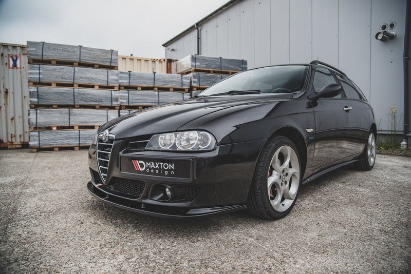 Maxton frontsplitter til Alfa Romeo 156 Facelift – blank sort – billede 5 af 7