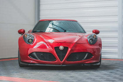 Maxton Front Splitter Alfa Romeo 4C - Gloss Black