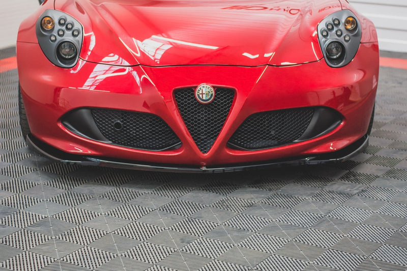 Maxton Front Splitter Alfa Romeo 4C - Gloss Black