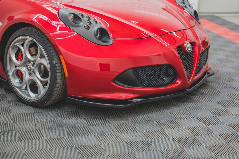 Maxton Front Splitter Alfa Romeo 4C - Gloss Black