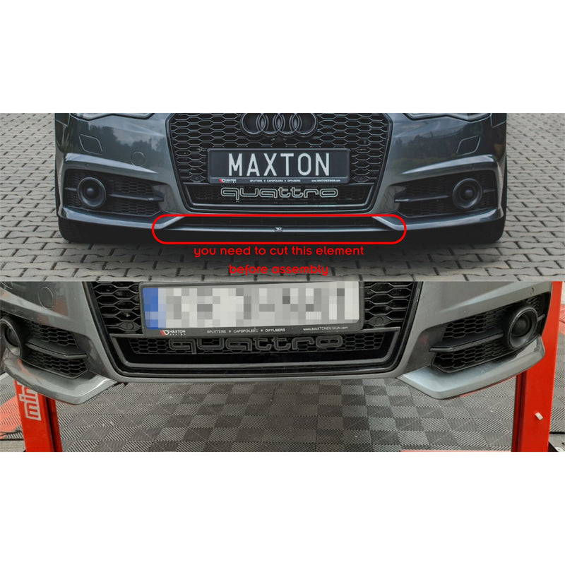 Maxton frontsplitter til Audi A6 / A6 C7 S-line/ S6 C7 Facelift – billede 8 af 11