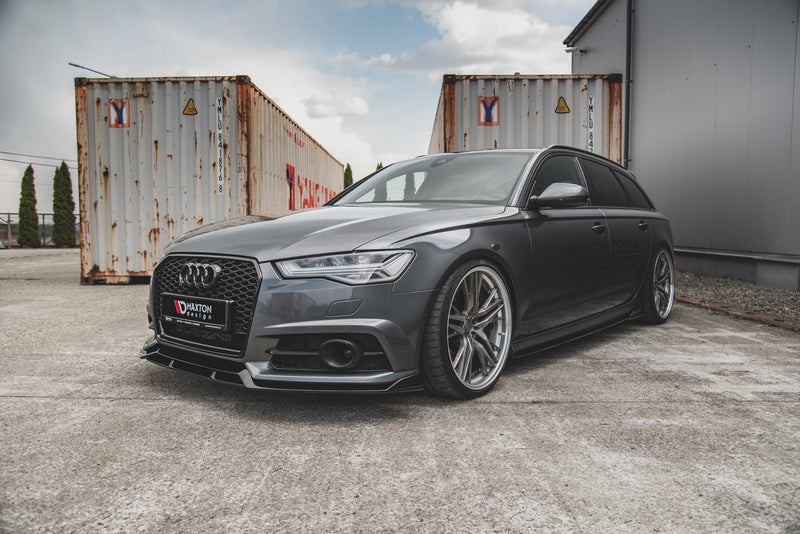 Maxton frontsplitter til Audi A6 / A6 C7 S-line/ S6 C7 Facelift – billede 2 af 11