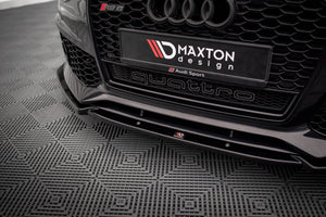 Maxton frontsplitter til Audi A6 RS6 Look C7 – blank sort – billede 3 af 5