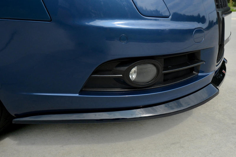 Maxton frontsplitter til Audi A6 S-Line C6 – blank sort – billede 2 af 8