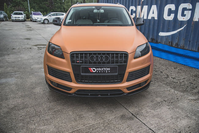 Maxton frontsplitter til Audi Q7 S-Line Mk.1 – blank sort – billede 2 af 6