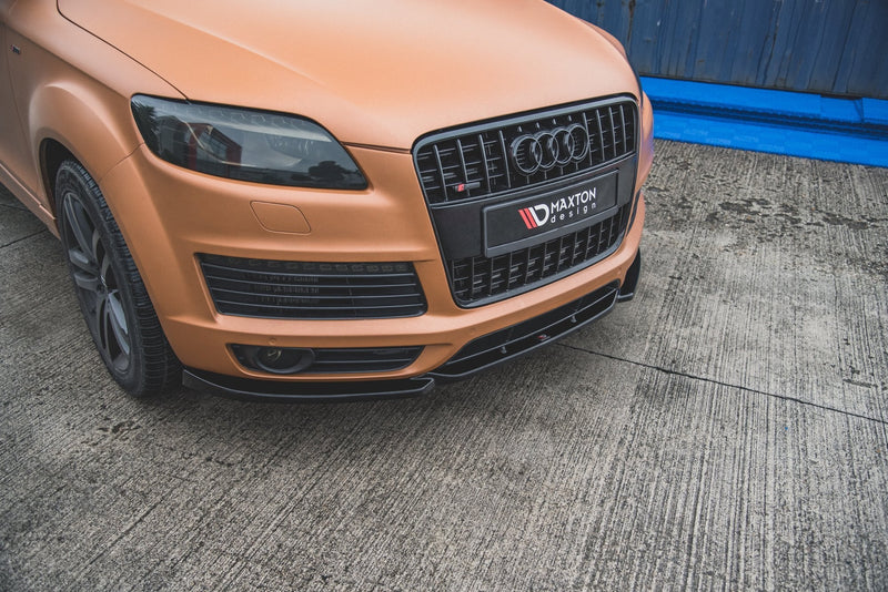 Maxton frontsplitter til Audi Q7 S-Line Mk.1 – blank sort – billede 1 af 6