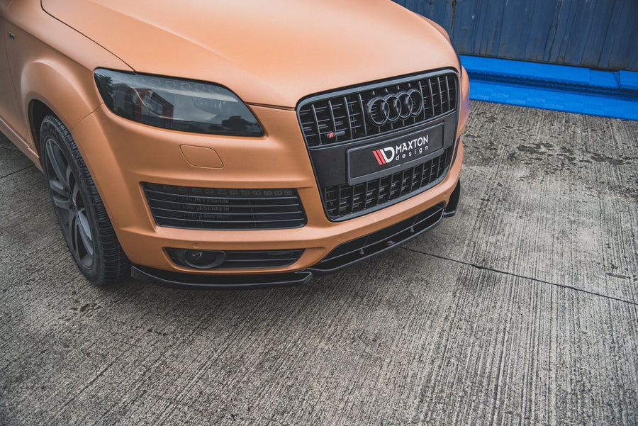 Maxton frontsplitter til Audi Q7 S-Line Mk.1 – blank sort – billede 1 af 6