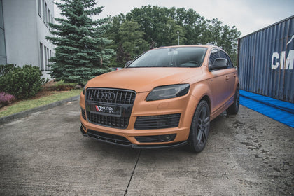 Maxton frontsplitter til Audi Q7 S-Line Mk.1 – blank sort – billede 4 af 6