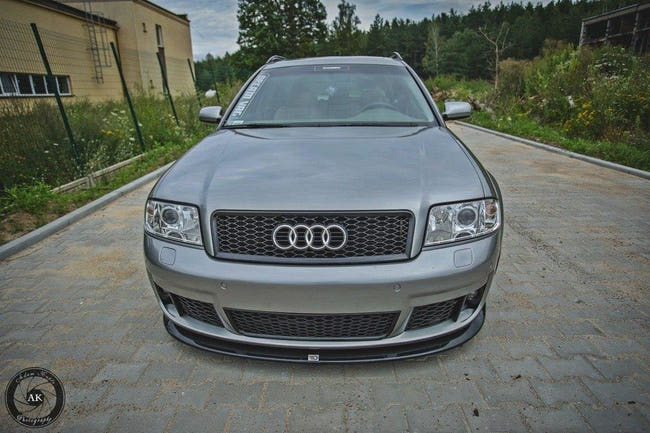 Maxton frontsplitter til Audi RS6 C5 – blank sort – billede 2 af 5