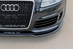 Maxton Front Splitter Audi RS6 C6 - Gloss Black