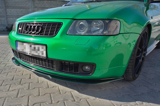 Maxton frontsplitter til Audi S3 8L – blank sort – billede 1 af 6