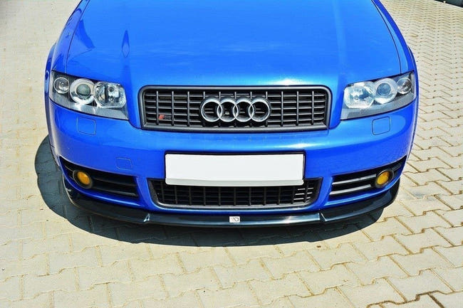 Maxton frontsplitter til Audi S4 B6 – blank sort – billede 2 af 4