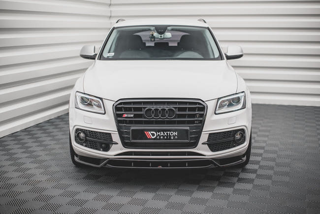 Maxton Front Splitter Audi Sq5 Mk1 (8R) - Gloss Black