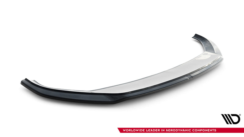 Maxton Front Splitter Audi Sq5/Q5 S-Line Mkii - Gloss Black