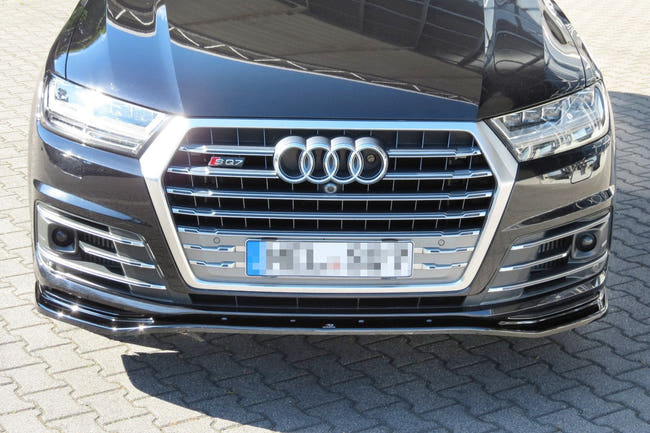 Maxton Front Splitter Audi Sq7 / Q7 S-Line Mk.2 - Gloss Black