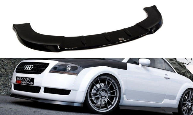 Maxton frontsplitter til Audi TT 8N – blank sort – billede 1 af 2