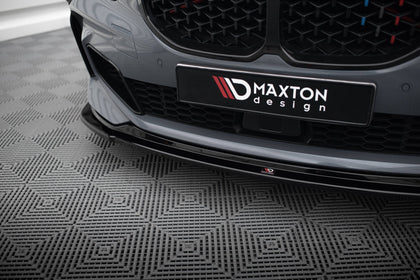 Maxton frontsplitter til BMW 1 M-Pack/ M135i / 128ti F40 – blank sort – billede 3 af 5