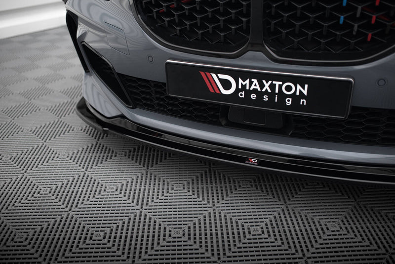 Maxton frontsplitter til BMW 1 M-Pack/ M135i / 128ti F40 – blank sort – billede 3 af 5