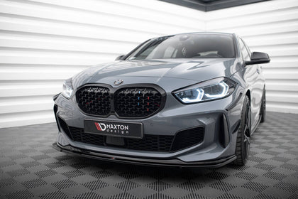 Maxton frontsplitter til BMW 1 M-Pack/ M135i / 128ti F40 – blank sort – billede 1 af 5