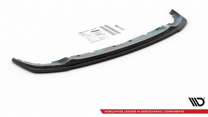 Maxton frontsplitter til BMW 1 M-Pack/ M135i / 128ti F40 – blank sort – billede 4 af 5
