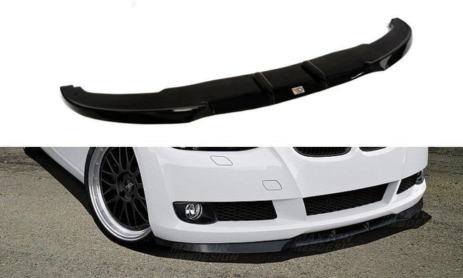 Maxton frontsplitter til BMW 3 E92 / E93 – blank sort – billede 1 af 2