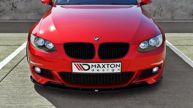 Maxton frontsplitter til BMW 3 E92 Mpack ( Model fits M Performance splitters) – blank sort – billede 2 af 5