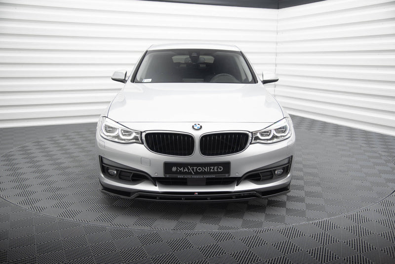 Maxton frontsplitter til BMW 3 GT F34 – blank sort – billede 2 af 5