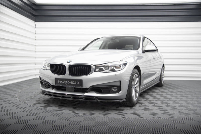 Maxton frontsplitter til BMW 3 GT F34 – blank sort – billede 1 af 5