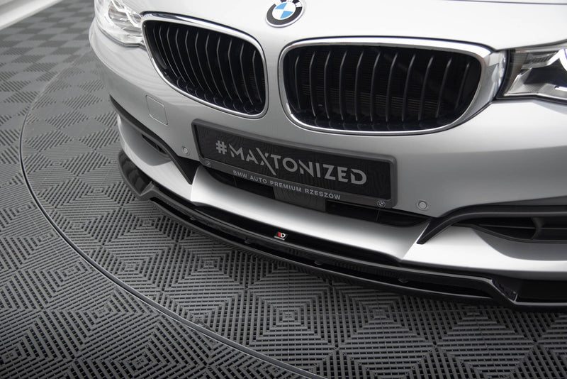 Maxton frontsplitter til BMW 3 GT F34 – blank sort – billede 3 af 5