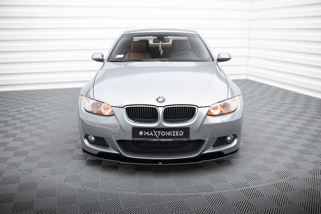 Maxton frontsplitter til BMW 3 M-Pack E92 – blank sort – billede 2 af 5