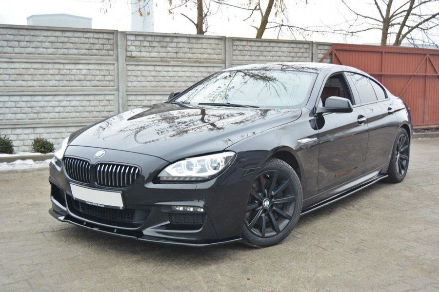 Maxton frontsplitter til BMW 6 Gran Coupé Mpack – blank sort – billede 1 af 9