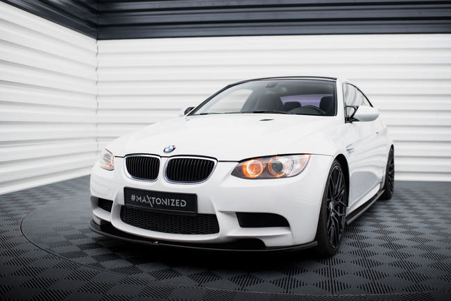 Maxton frontsplitter til BMW M3 E92 / E93 – blank sort – billede 1 af 5