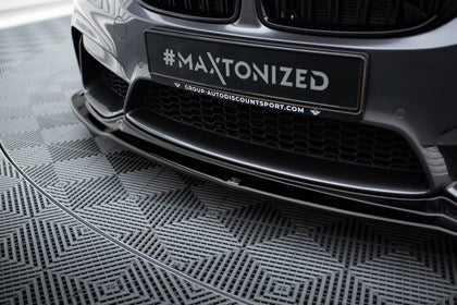 Maxton frontsplitter til BMW M3 F80 – blank sort – billede 2 af 5