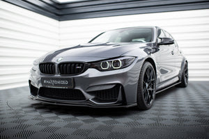 Maxton frontsplitter til BMW M3 F80 – blank sort – billede 1 af 5