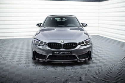 Maxton frontsplitter til BMW M3 F80 – blank sort – billede 3 af 5