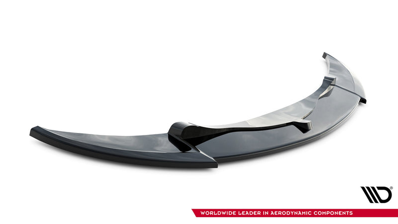 Maxton Front Splitter BMW M3 E92 / E93 (Preface Model Fits M Performance Splitters) - Gloss Black