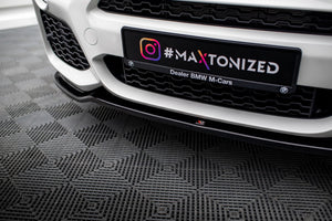 Maxton frontsplitter til BMW X3 M-Pack F25 Facelift – blank sort – billede 3 af 5