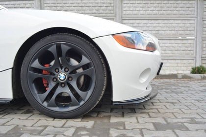 Maxton Front Splitter V.2 BMW Z4 E85 (Preface) - Gloss Black