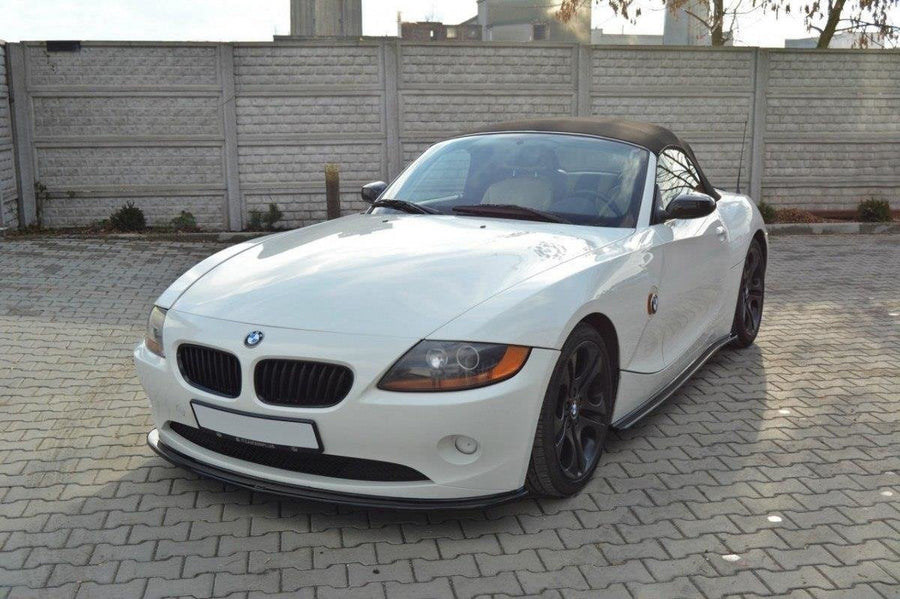 Maxton Front Splitter V.2 BMW Z4 E85 (Preface) - Gloss Black
