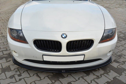 Maxton Front Splitter V.2 BMW Z4 E85 (Preface) - Gloss Black