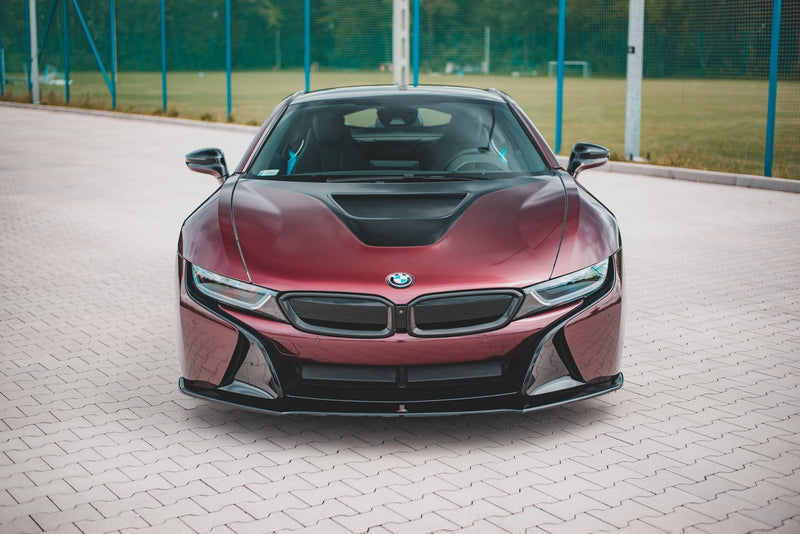 Maxton frontsplitter til BMW i8 – blank sort – billede 2 af 7