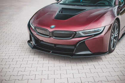 Maxton frontsplitter til BMW i8 – blank sort – billede 1 af 7