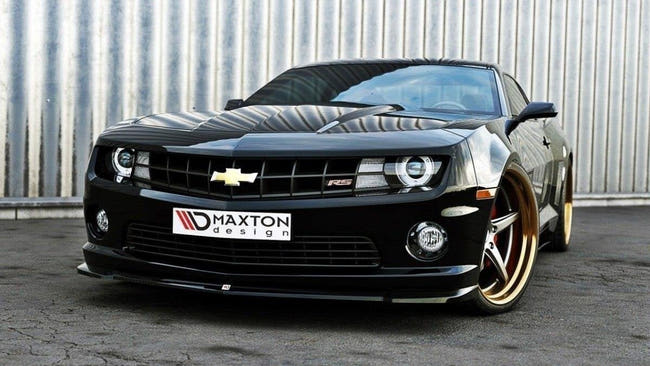 Maxton frontsplitter til Chevrolet Camaro SS Mk5 – blank sort – billede 1 af 2