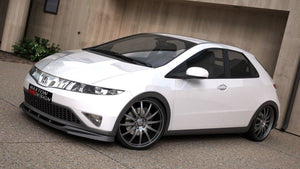 Maxton frontsplitter til Honda Civic MK8 (PREFACE) – blank sort