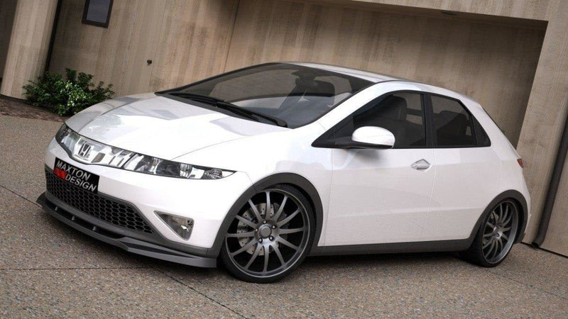 Maxton frontsplitter til Honda Civic MK8 (PREFACE) – blank sort