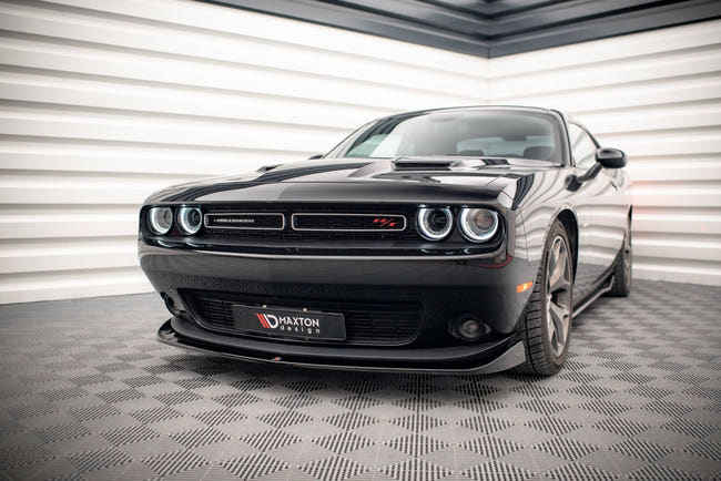 Maxton Front Splitter Dodge Challenger Rt Mk3 Facelift - Gloss Black